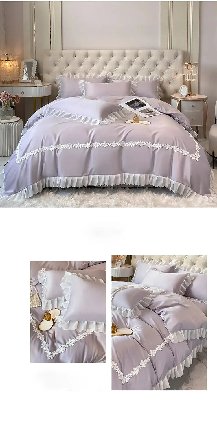 Tencel Lace Set – Prinzessinnenstil – 200x230cm