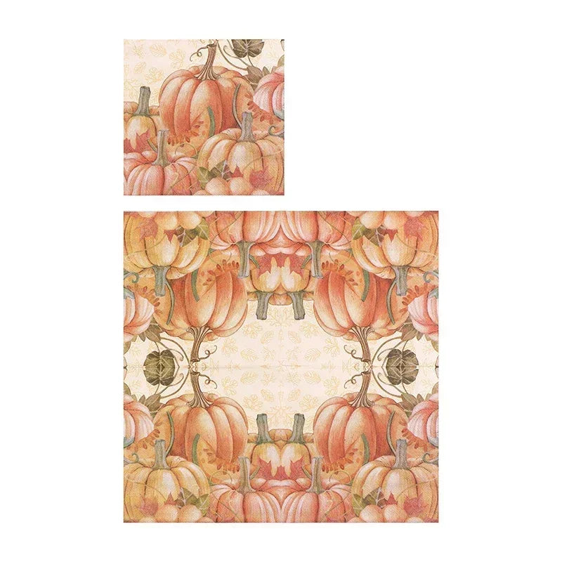Thanksgiving Papierservietten – Frischzellstoff – 33cm