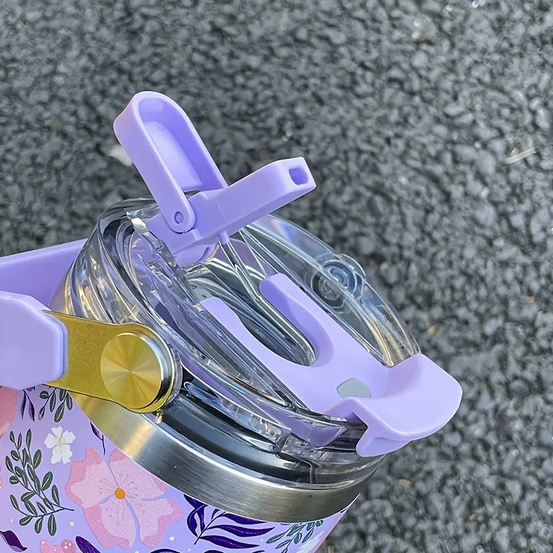 Thermo-Flasche – Edelstahl-Design – 900ml Fassungsvermögen