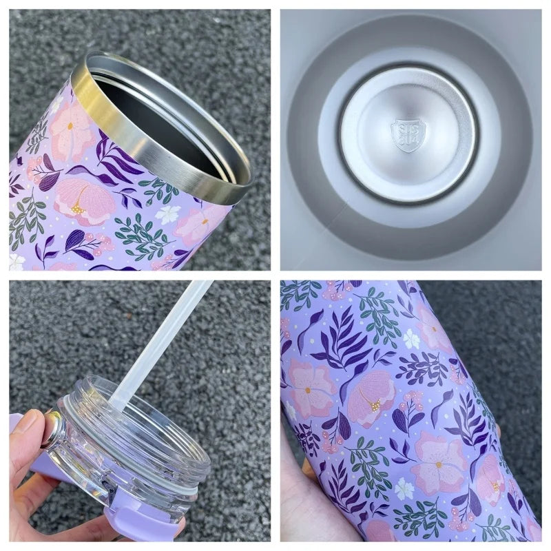 Thermo-Flasche – Edelstahl-Design – 900ml Fassungsvermögen