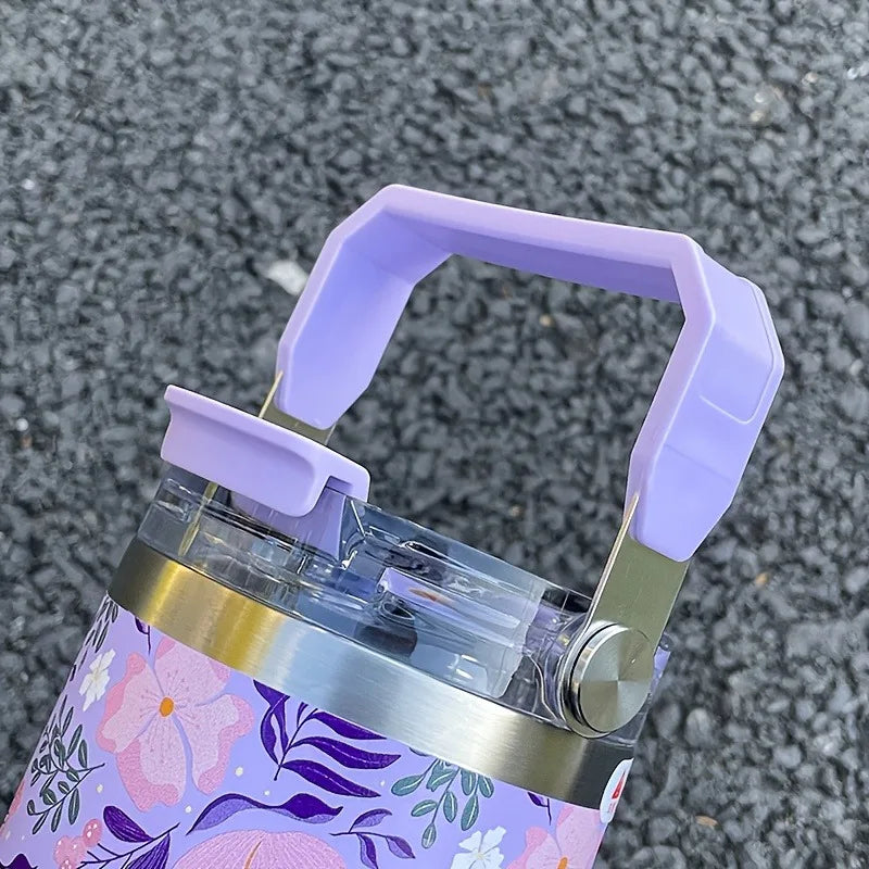 Thermo-Flasche – Edelstahl-Design – 900ml Fassungsvermögen