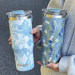 Thermo-Flasche – Edelstahl-Design – 900ml Fassungsvermögen