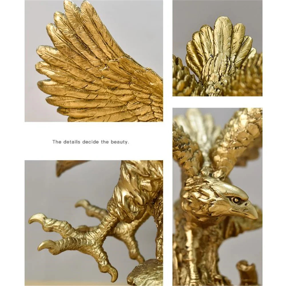 Tier Skulptur – Adler Design – Harz, 18.5x12x17cm