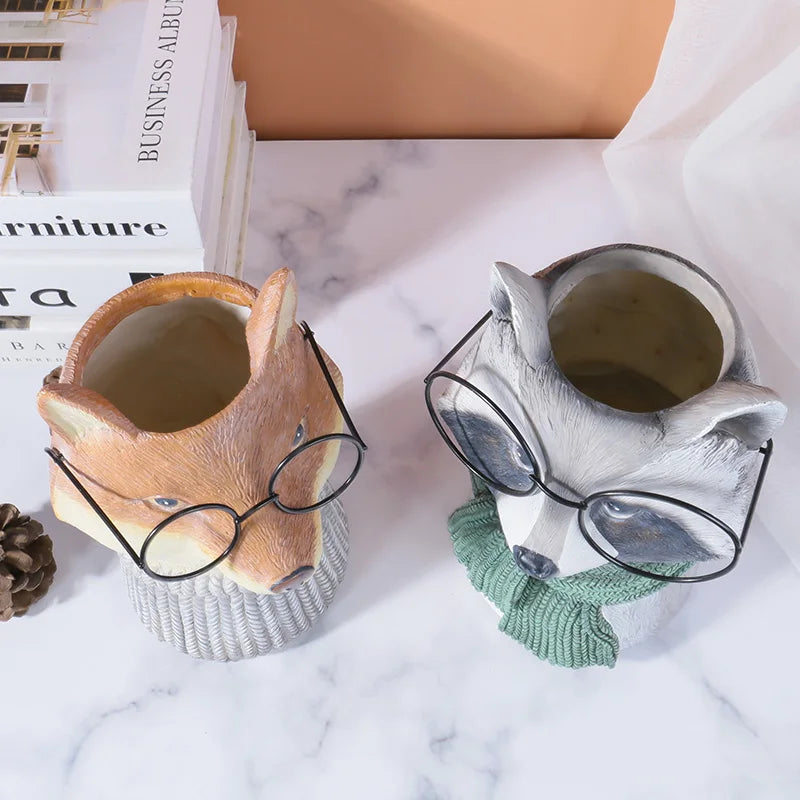 Tier-Vasen aus Resin – Verspielte Deko für Zuhause