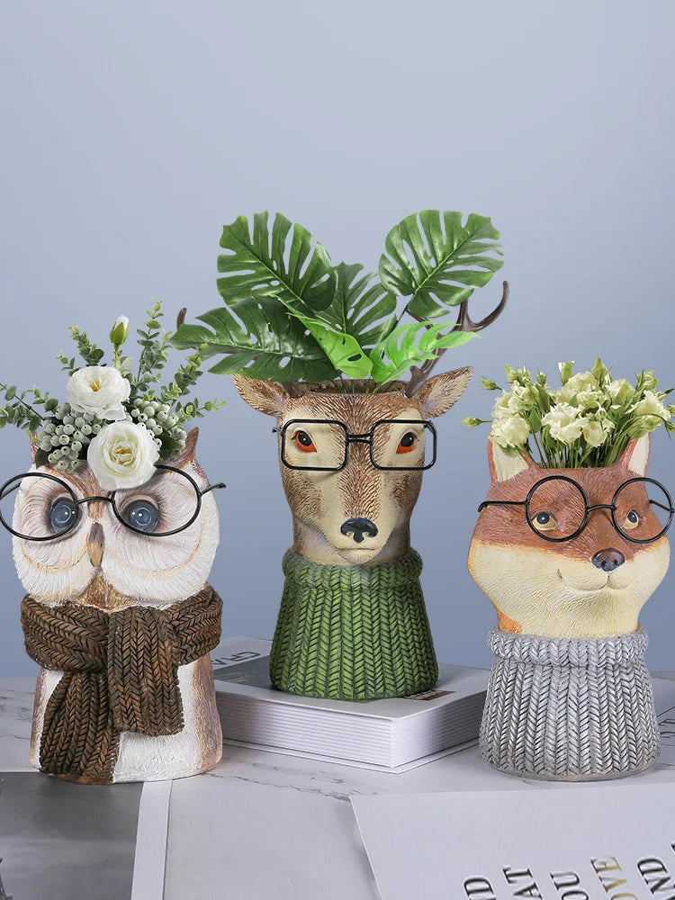 Tier-Vasen aus Resin – Verspielte Deko für Zuhause