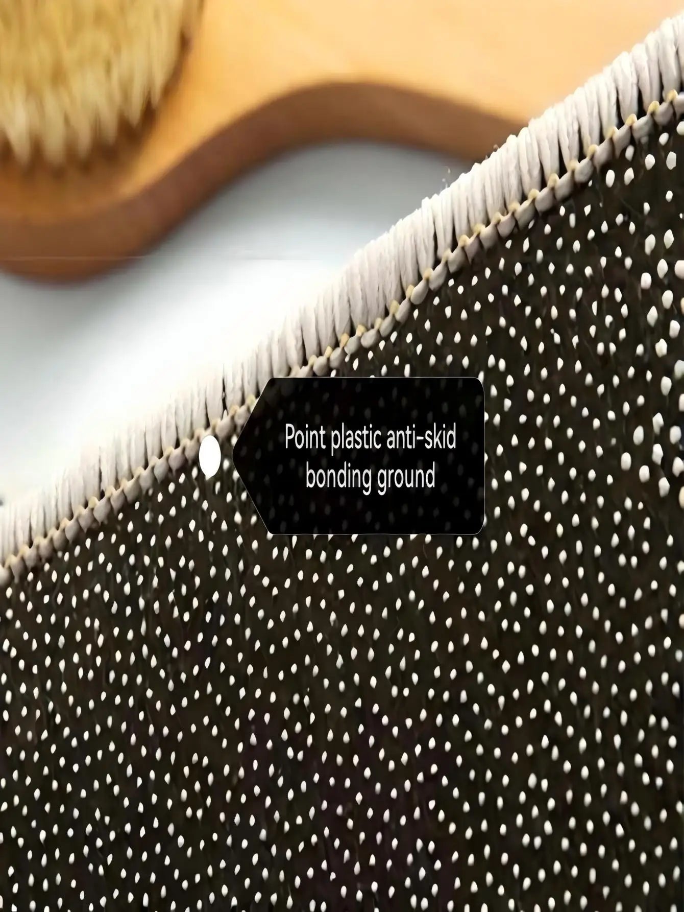 Tierförmiger moderner Teppich aus imitiertem Kaschmir im Cartoon-Design, Farbe: Reisbekleidung Hund, Grösse: 80x180 cm