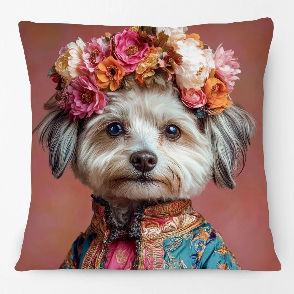 Tierportrait Kissenbezug – Weicher Stoff – Wohnzimmer