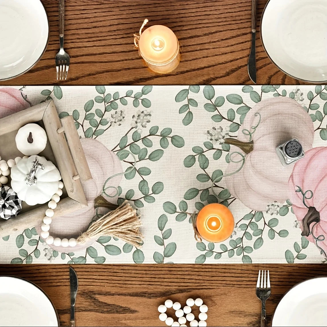 Tischläufer – Bemalte Kürbisse – Versch. Grössen