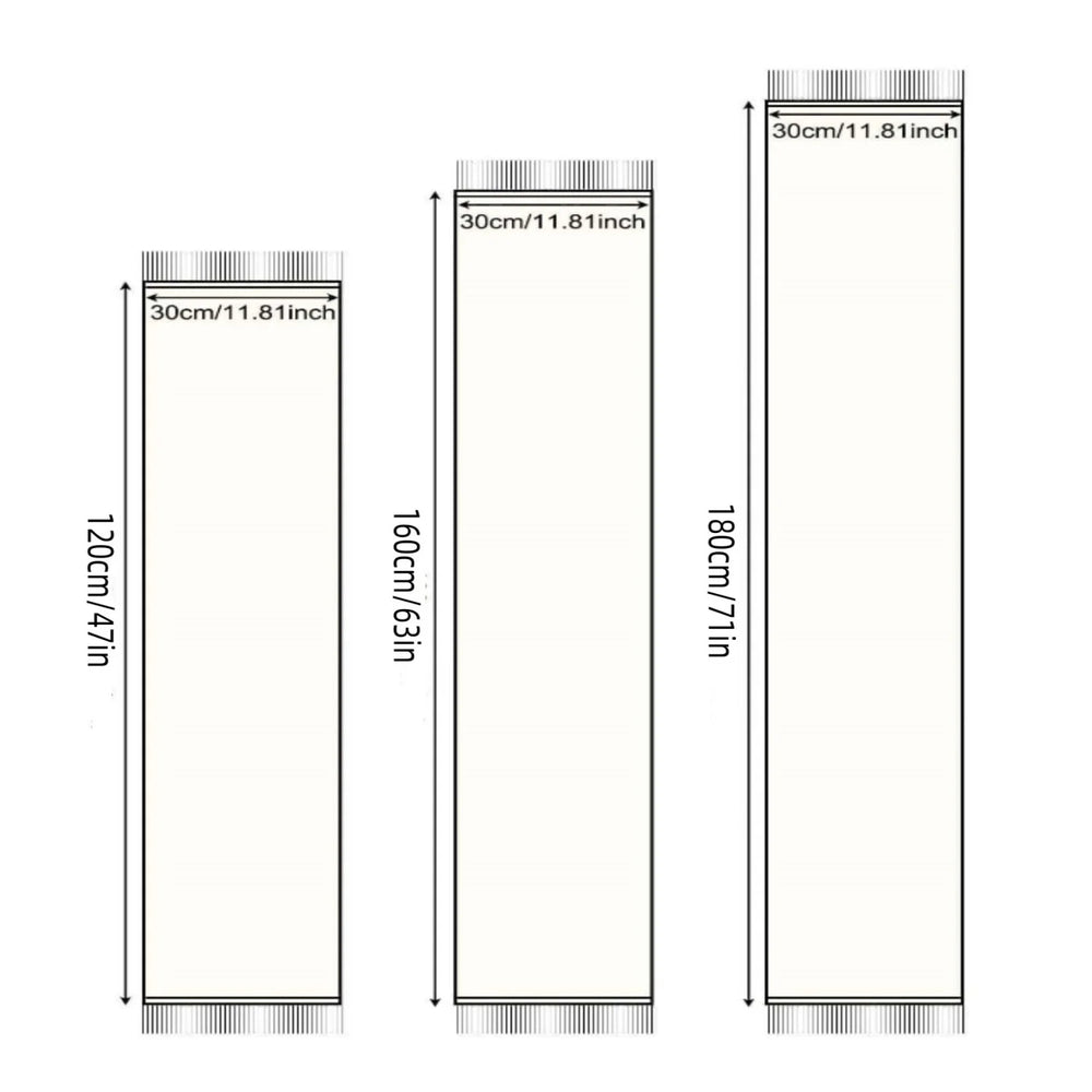 Tischläufer – Boho-Design aus Leinen – Grössenvarianten