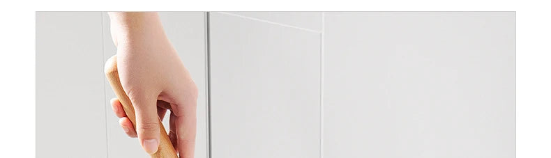 Toilettenbürste – Gebogenes Holzdesign – Wandmontage