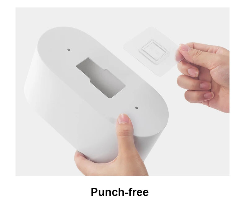 Toilettenbürste – Gebogenes Holzdesign – Wandmontage