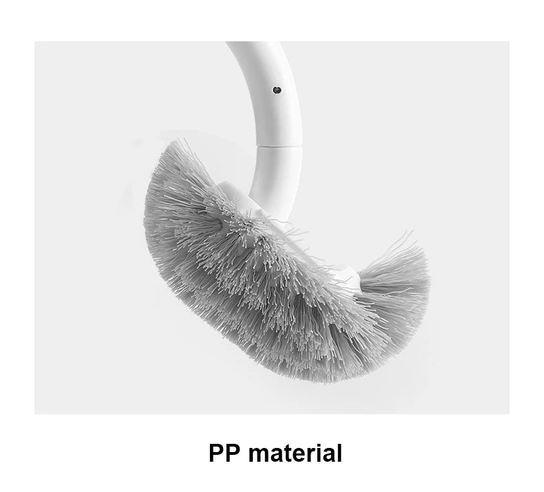 Toilettenbürste – Gebogenes Holzdesign – Wandmontage