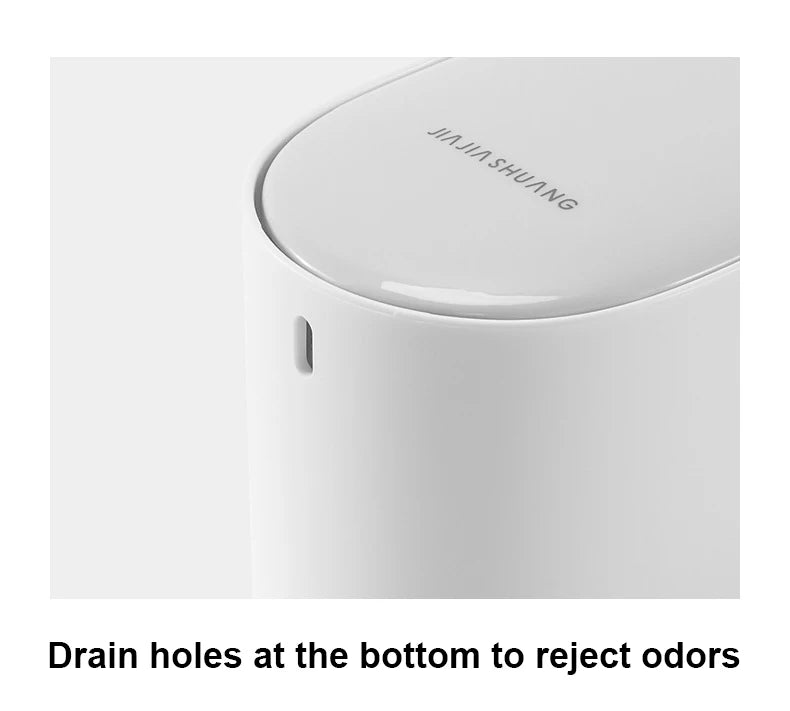 Toilettenbürste – Gebogenes Holzdesign – Wandmontage