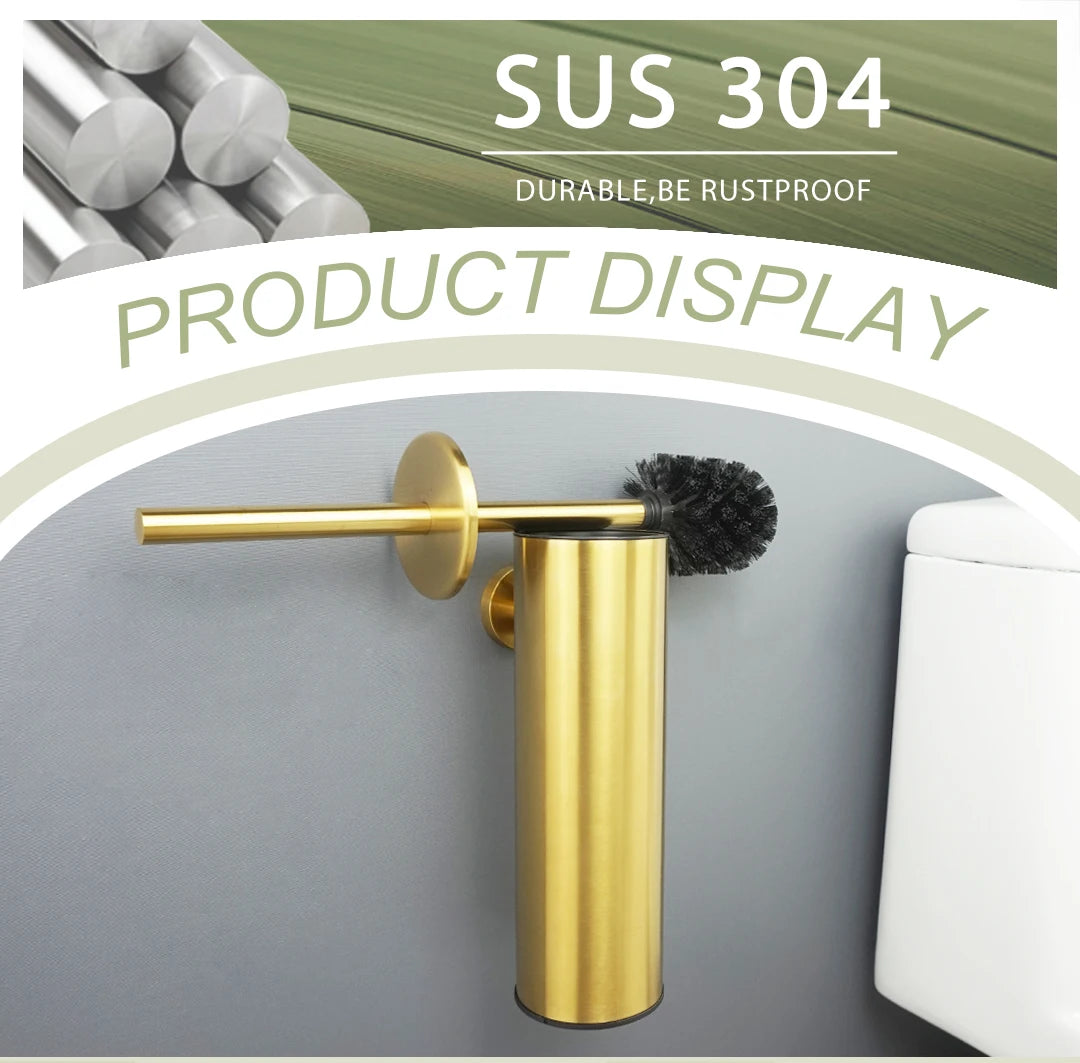 Toilettenbürstenhalter – Edelstahl Wandmontage