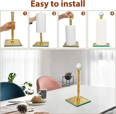 Toilettenpapierhalter Kristall – Glitzer Chrome Design Bad