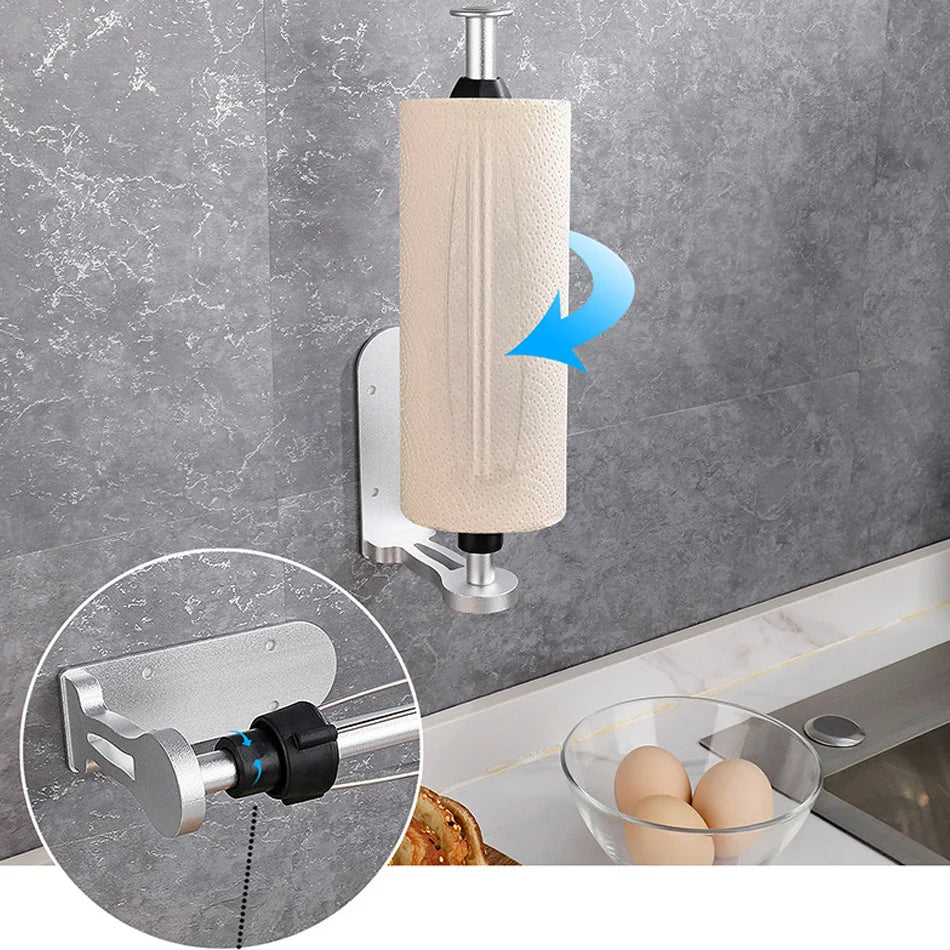 Toilettenpapierhalter – Roségold Aluminium – Wandmontage