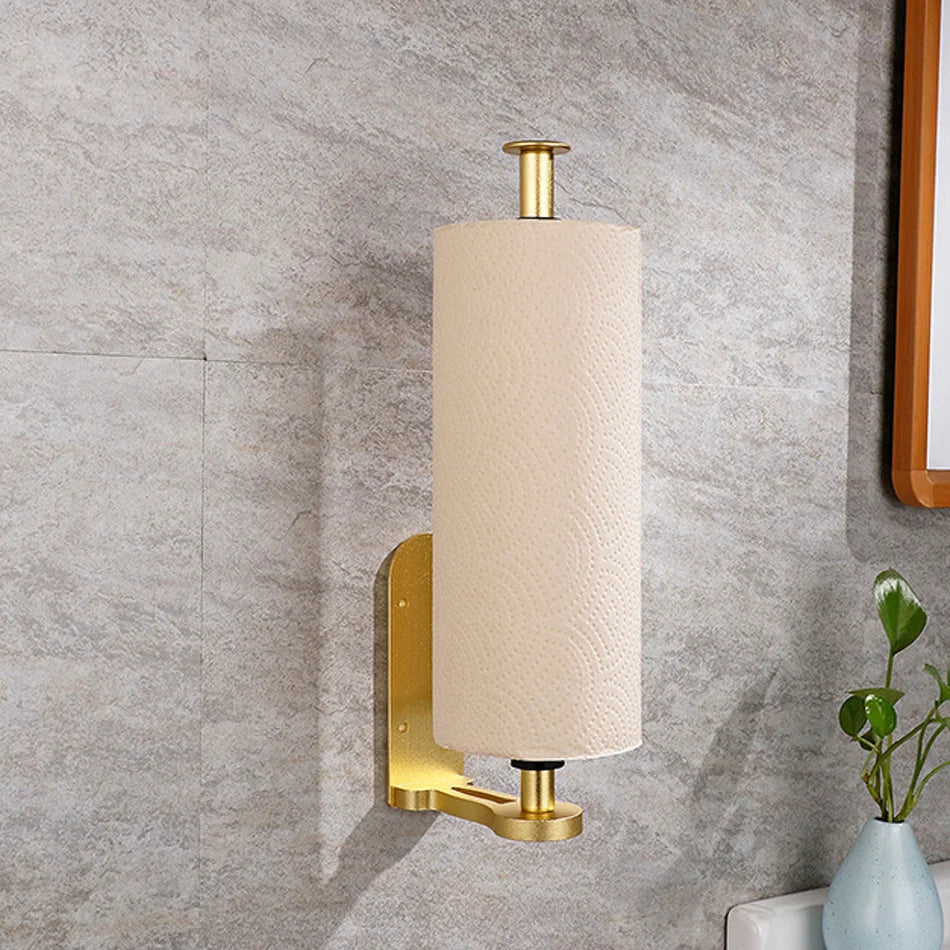 Toilettenpapierhalter – Roségold Aluminium – Wandmontage