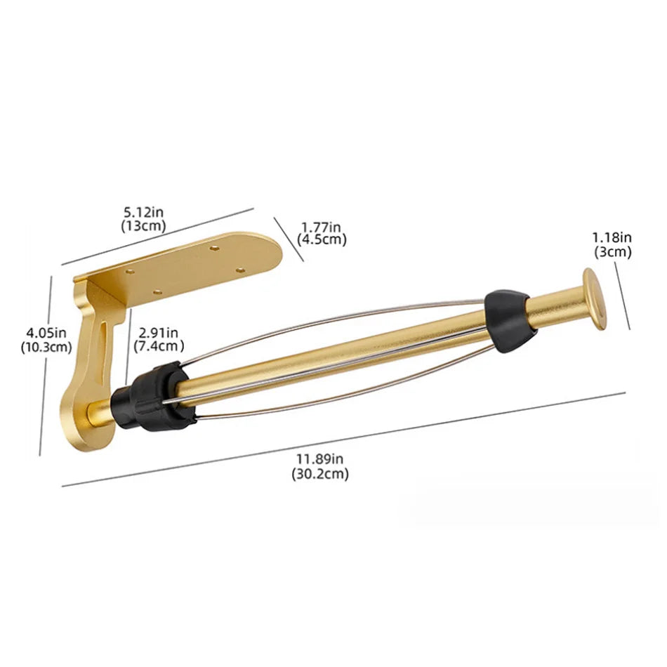 Toilettenpapierhalter – Roségold Aluminium – Wandmontage