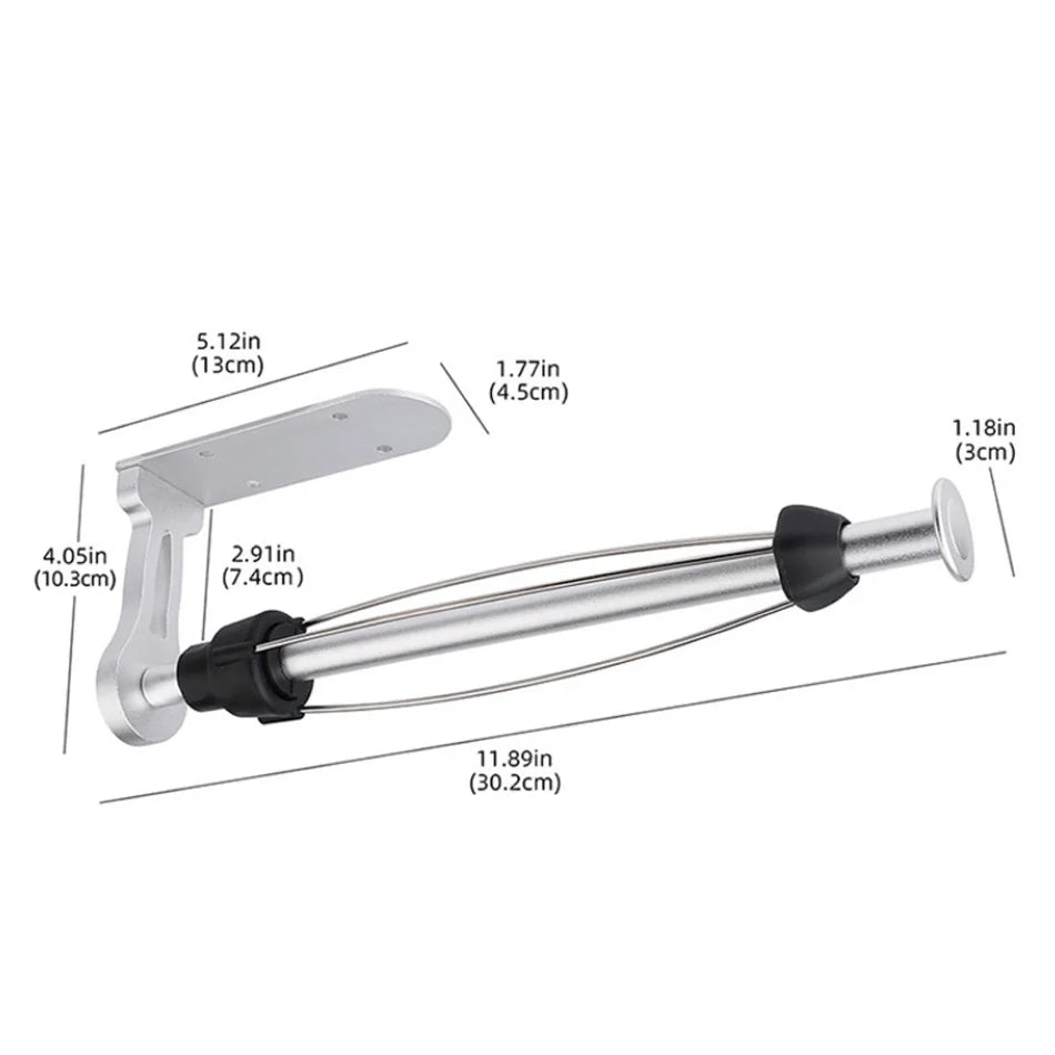 Toilettenpapierhalter – Roségold Aluminium – Wandmontage