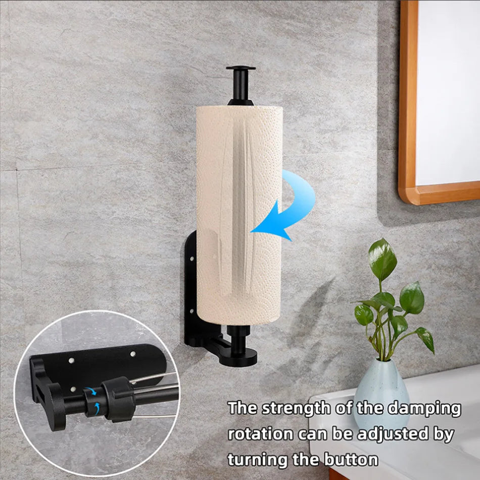 Toilettenpapierhalter – Roségold Aluminium – Wandmontage