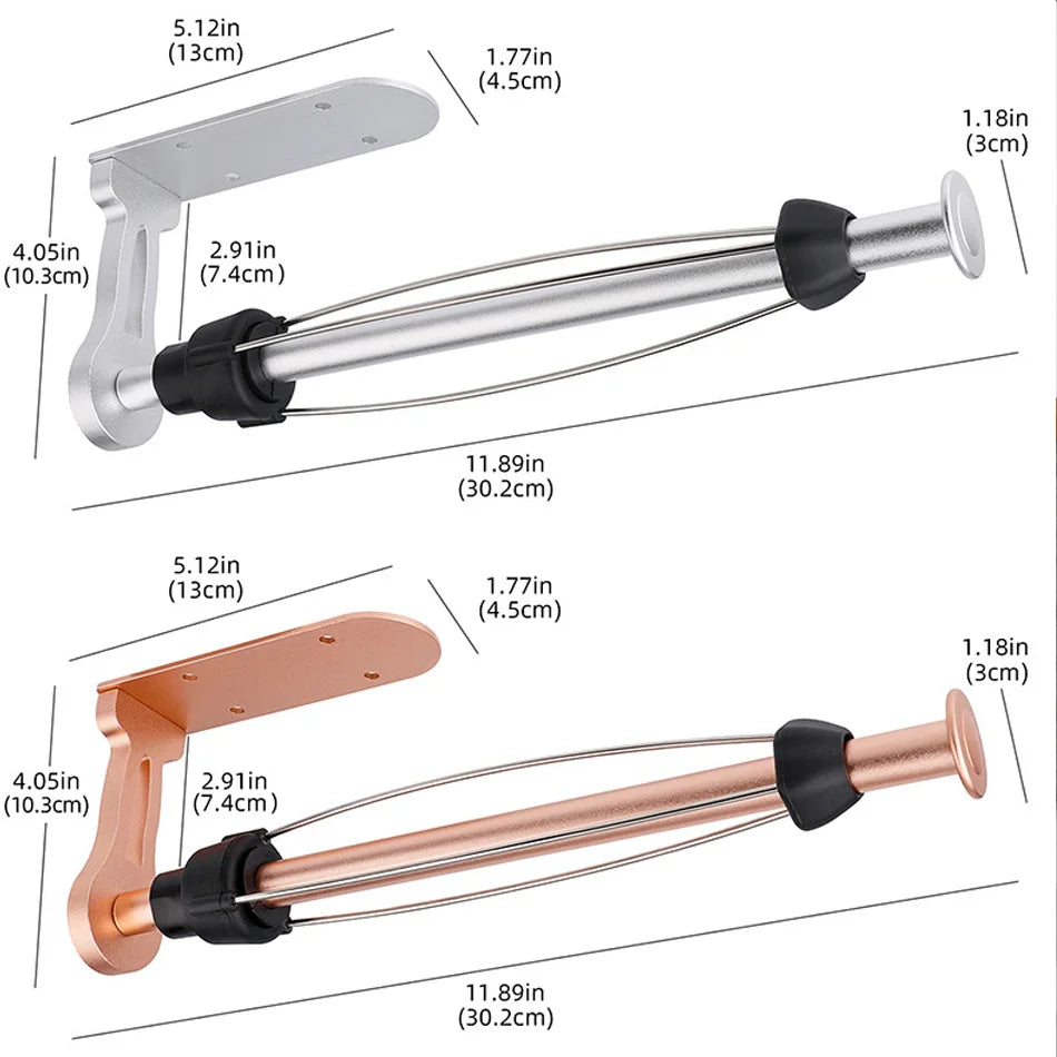 Toilettenpapierhalter – Roségold Aluminium – Wandmontage