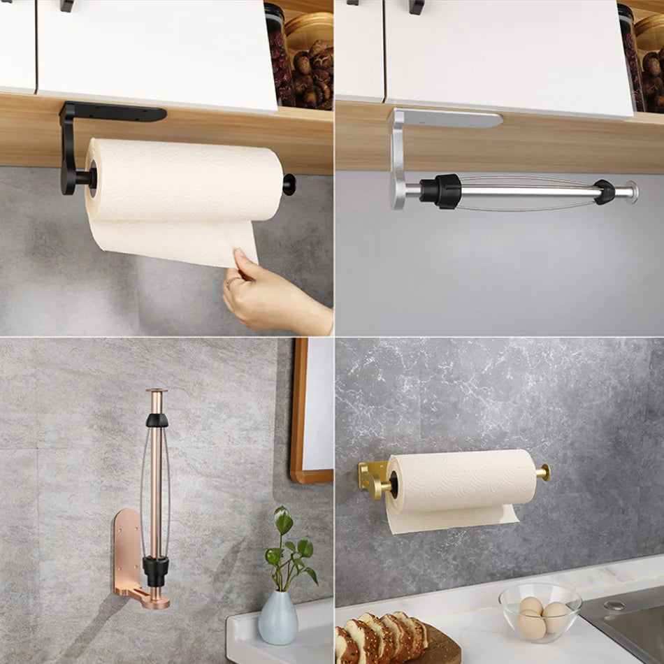 Toilettenpapierhalter – Roségold Aluminium – Wandmontage