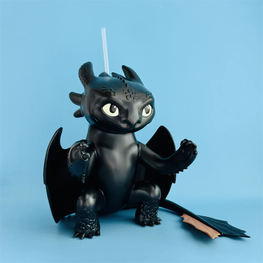 Toothless Dekorationsbecher – Stilisiertes Anime-Design 50°C Limit