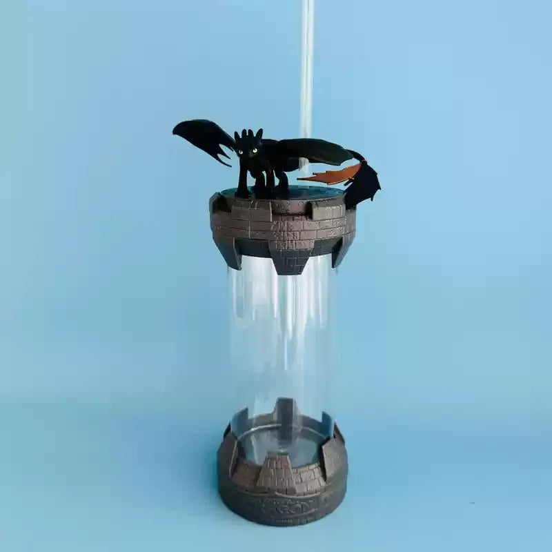 Toothless Dekorationsbecher – Stilisiertes Anime-Design 50°C Limit