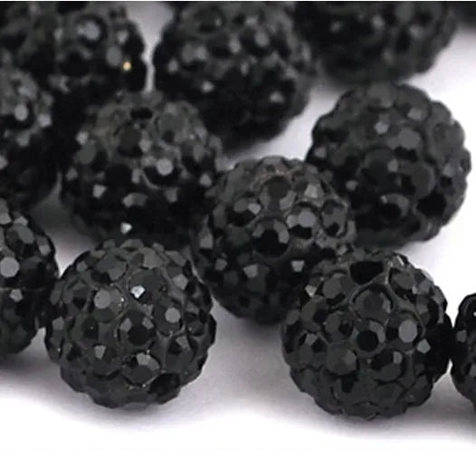 Tschechische Kristallperlenscheiben aus Kristall-Ton in 19 Farben, 10mm