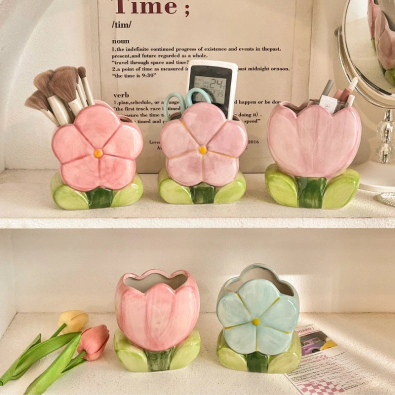 Tulpen Blume Aufbewahrung – Keramik Tisch Schön