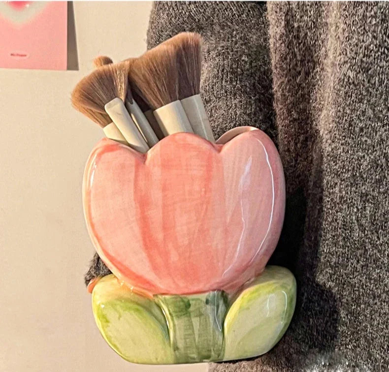 Tulpen Blume Aufbewahrung – Keramik Tisch Schön