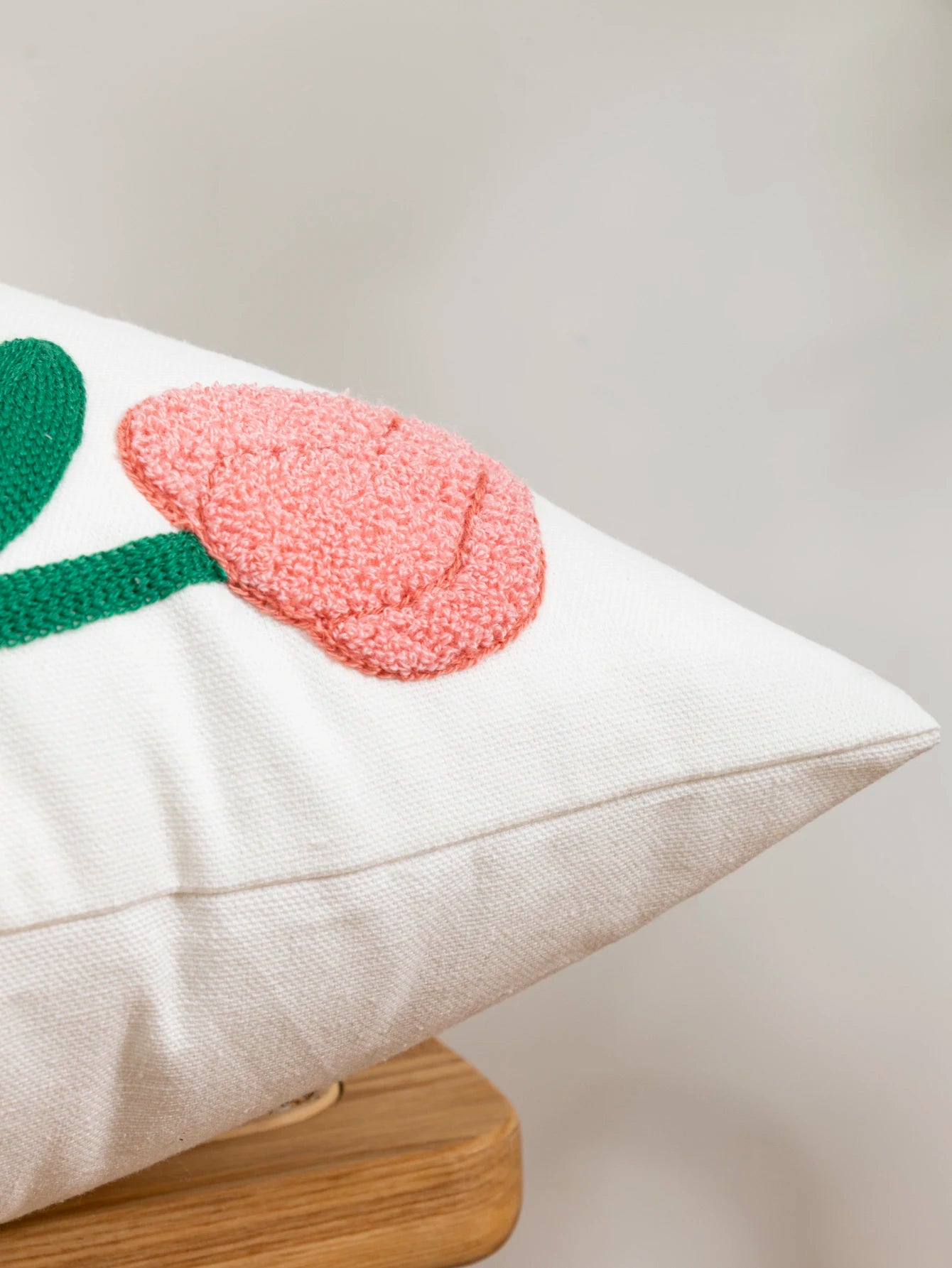 Tulpenmuster Kissenbezug – Bohemian Baumwolle – 450mm*450mm