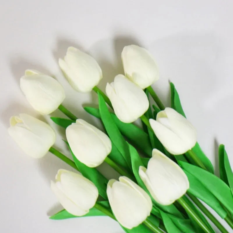 Tulpenstrauss – Realistische Latexblumen – Hochzeit & Wohndekor