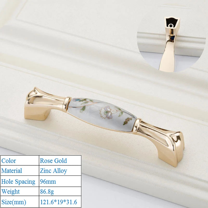 Türgriff Roségold – Europäischer Stil – 35-50mm