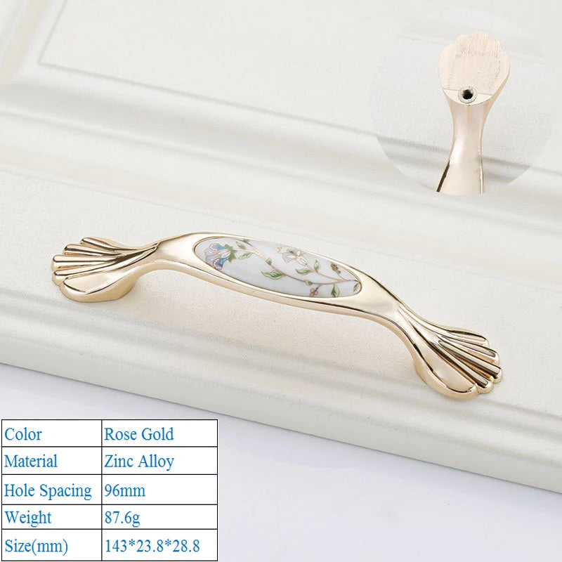 Türgriff Roségold – Europäischer Stil – 35-50mm