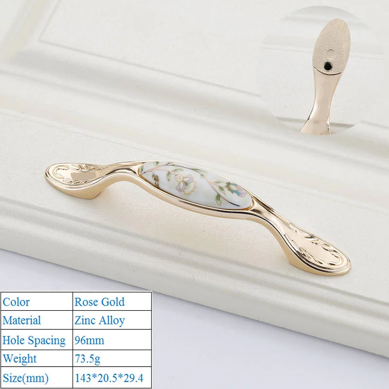 Türgriff Roségold – Europäischer Stil – 35-50mm