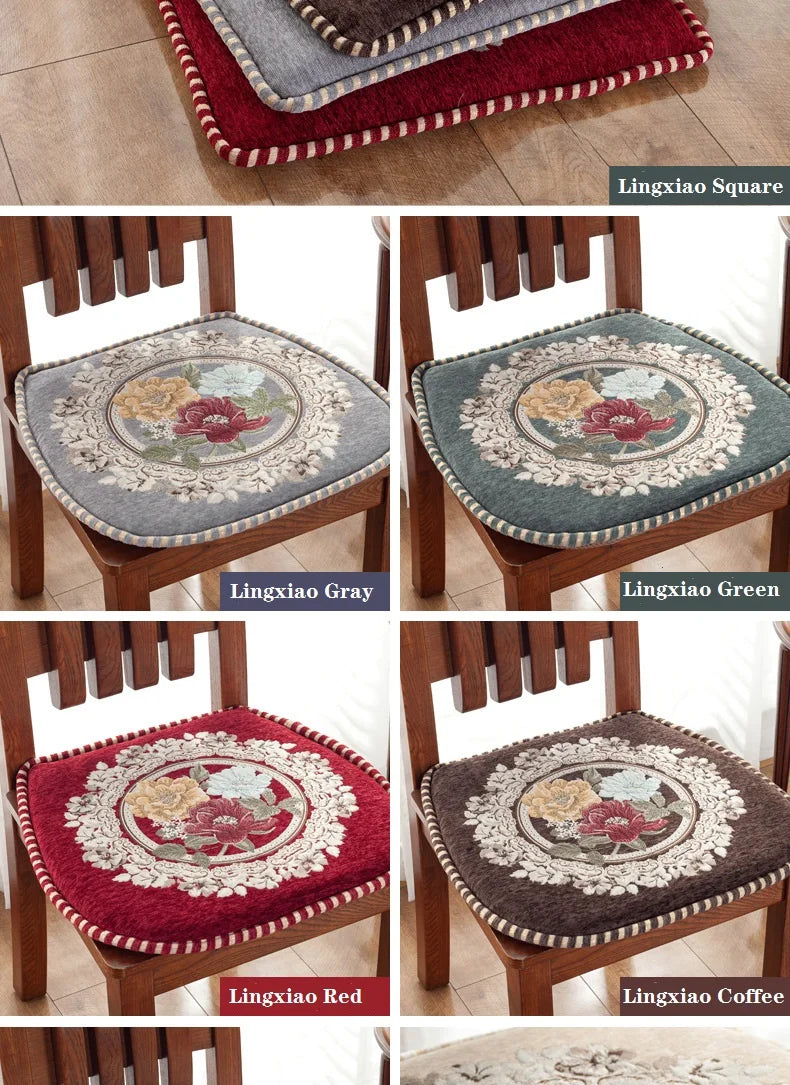 U-förmige Memory-Schaum-Sitzkissen – Blumenmuster 42x44cm