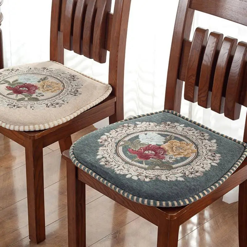 U-förmige Memory-Schaum-Sitzkissen – Blumenmuster 42x44cm