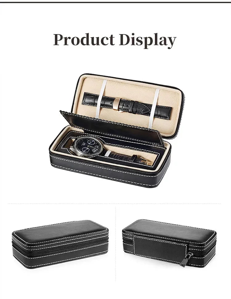 Uhrenbox Leder – Fashion & Casual – 2, 4, 8 Fächer