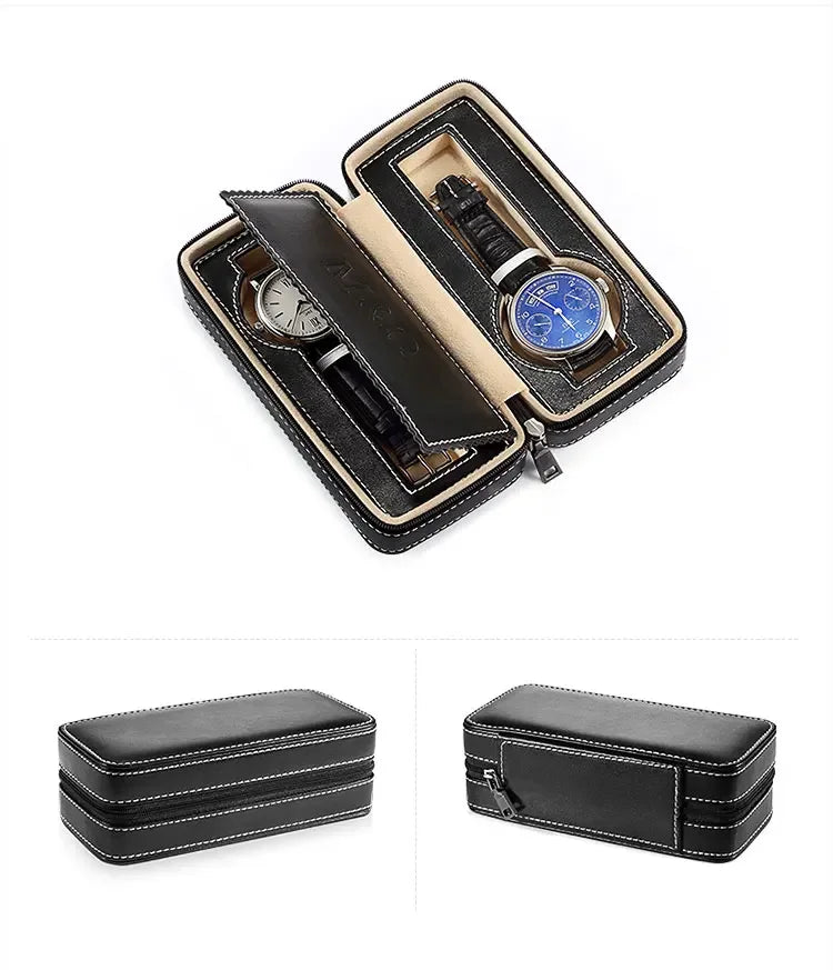 Uhrenbox Leder – Fashion & Casual – 2, 4, 8 Fächer