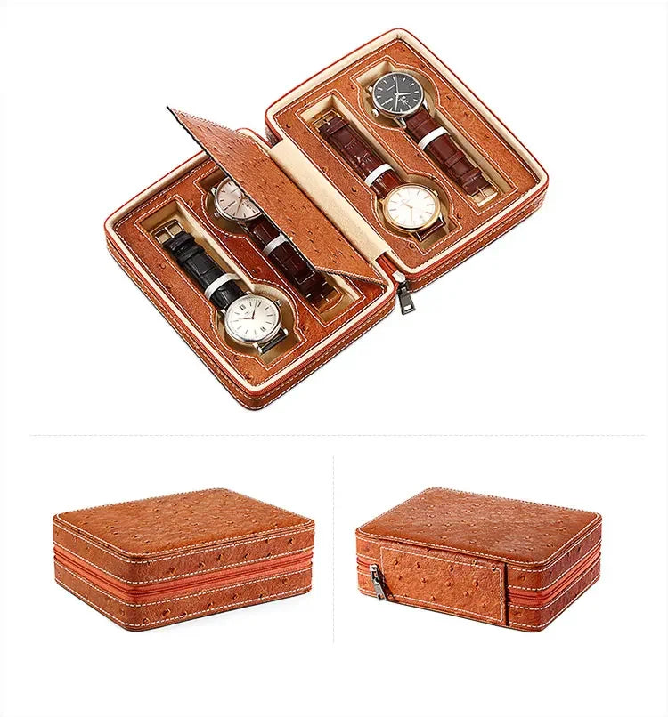 Uhrenbox Leder – Fashion & Casual – 2, 4, 8 Fächer