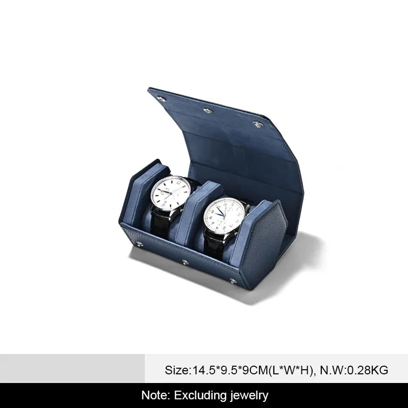 Uhrenbox Organizer – PU Leder, Hexagonal, Reisegrösse