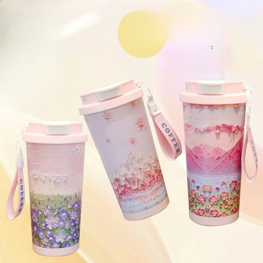 Vakuumflasche – Edelstahl – Tragbar, 530ml