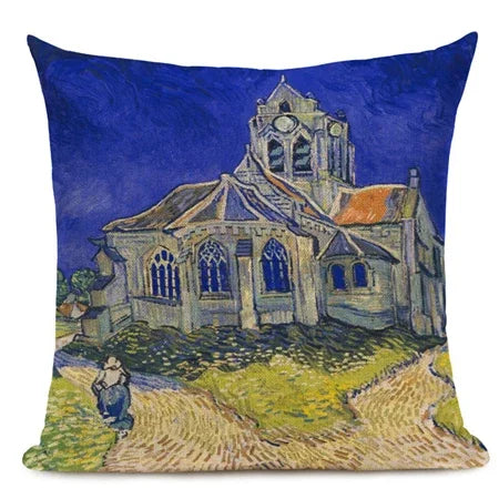Van Gogh Dekokissenbezug – Leinen Design – Versch. Grössen