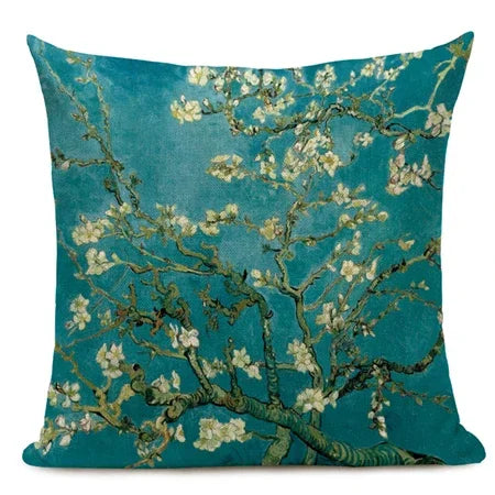 Van Gogh Dekokissenbezug – Leinen Design – Versch. Grössen