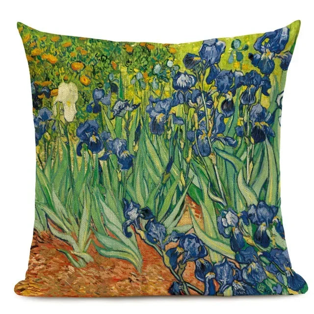 Van Gogh Dekokissenbezug – Leinen Design – Versch. Grössen
