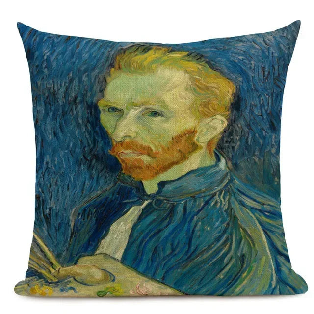 Van Gogh Dekokissenbezug – Leinen Design – Versch. Grössen