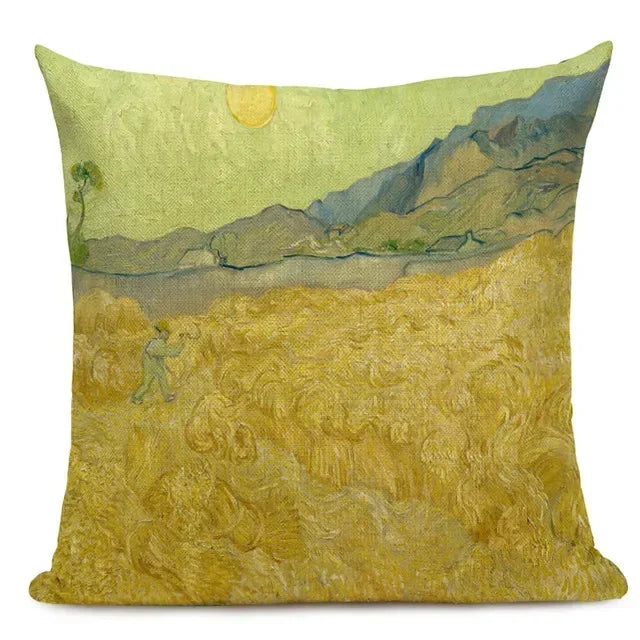 Van Gogh Dekokissenbezug – Leinen Design – Versch. Grössen