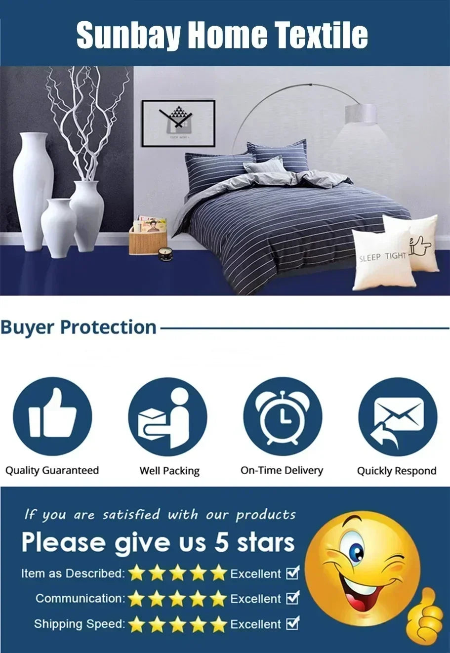 Van Gogh Sternennacht Kissenhülle aus Polyester in Blau, Grösse 60x60 cm, Kunstdesign