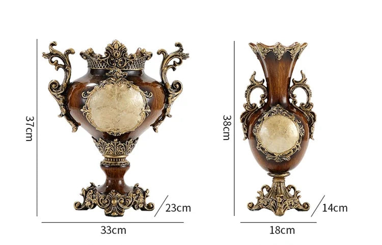 Vase im europäischen Stil - Harz Design - Wohnzimmer Must-have